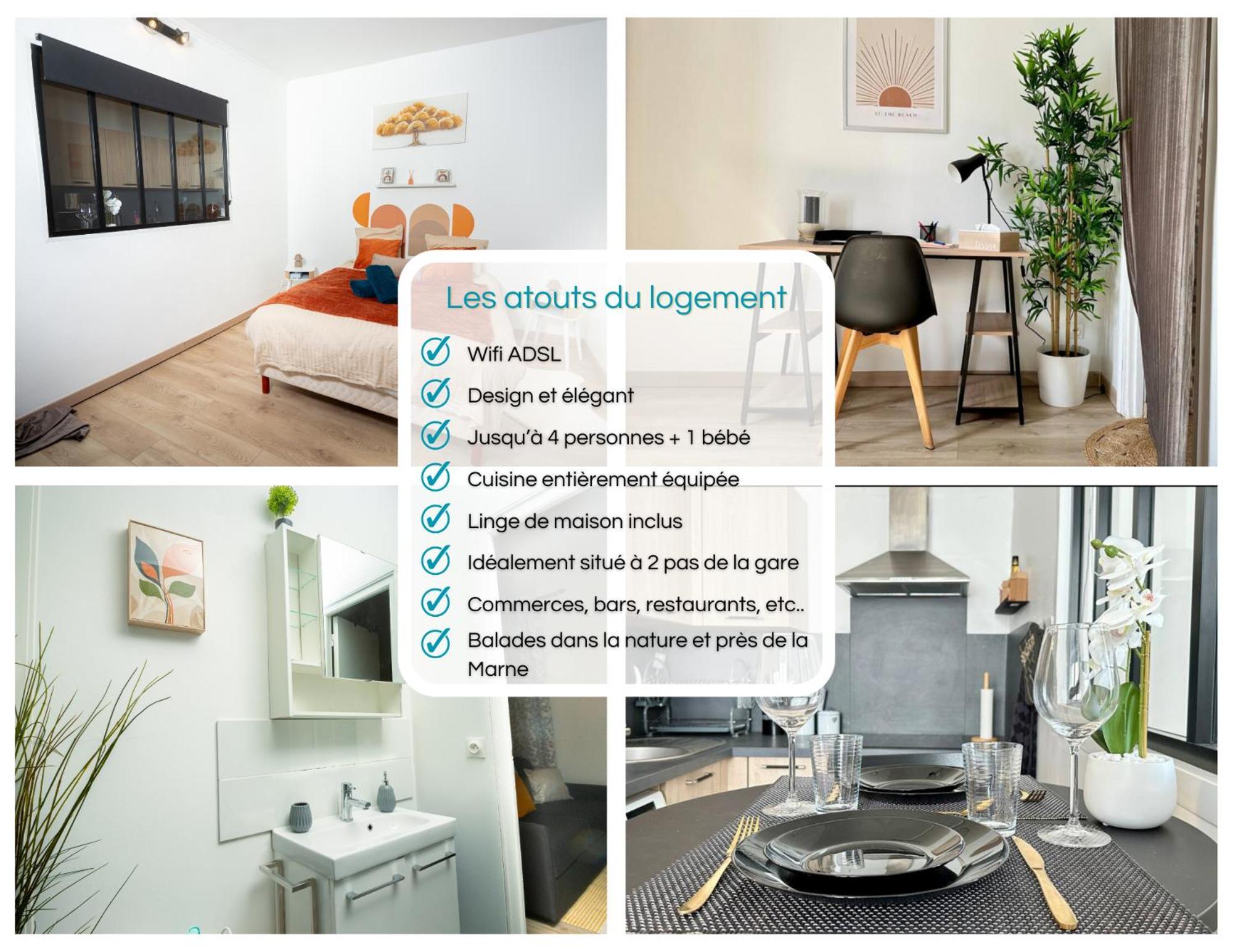 Le Cocon Douillet - 5" De La Gare - Wifi - Acces Direct Paris & Disneyland Jouarre Eksteriør billede